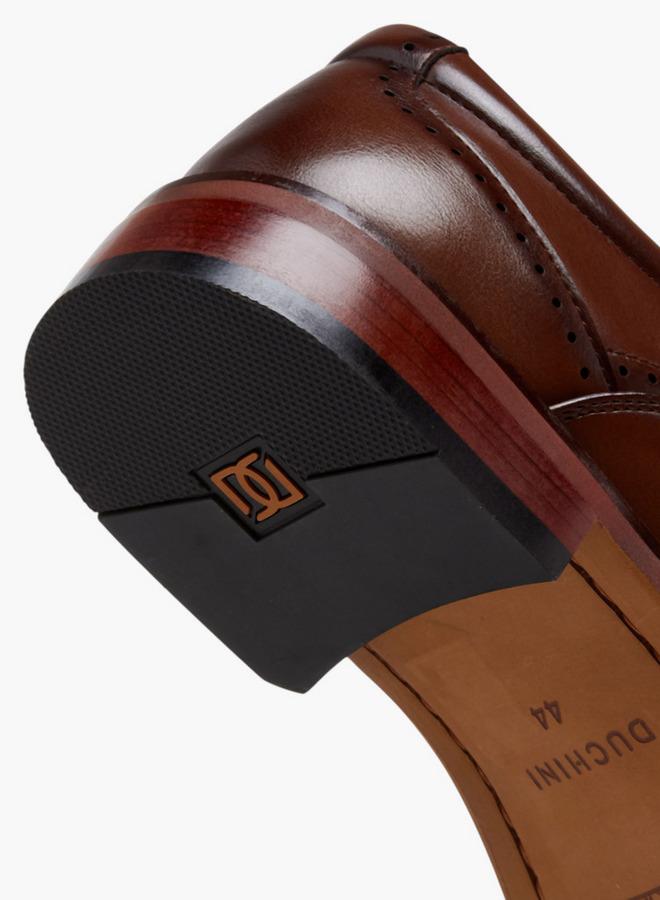 DUCHINI Men Perforated Loafers - Image 5